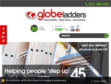 Tablet Screenshot of globeladders.co.uk